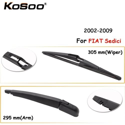 KOSOO Auto Rear Car Wiper Blade For FIAT Sedici,305mm 2002-2009 Rear Window Windshield Wiper Blades Arm,Car Accessories