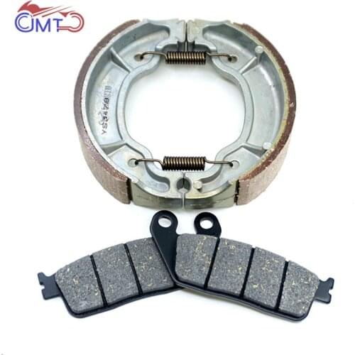 For Yamaha Majesty 125 YP125F1 YP125 F1 2002-2017 Front Rear Brake Pads Shoe Set Kit Scooter