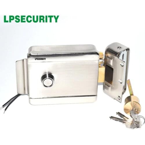 LPSECURITY Electric Lock Electronic Door Lock for Video Intercom Doorbell Door Access Control System Video Door Phone