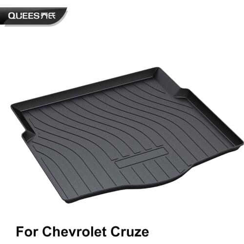 QUEES Custom Fit Cargo Liner Trunk Mat for Chevrolet Cruze Sedan ( Don't fit Hatchback ) 2011 2012 2013 2014 2015 2016 2017 2018