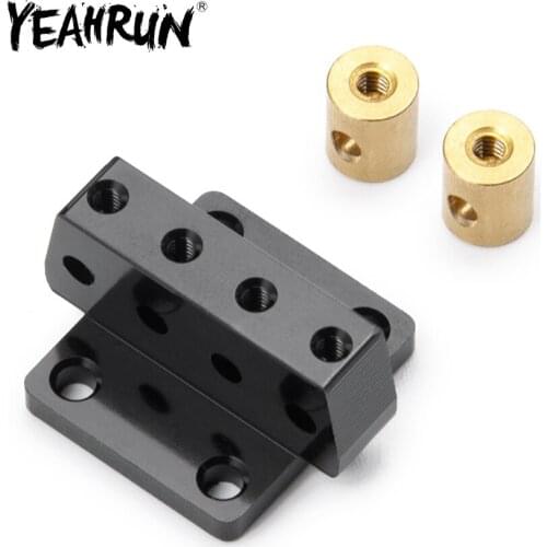 YEAHRUN Differential line Mount & Brass Lead column for Tamiya 1/14 RC Tractor Truck Upgrade Parts