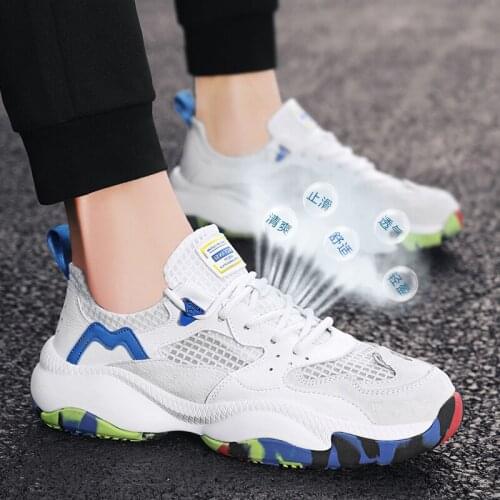 Fashion Shoes 2020 Men Summer Breathable Mesh Shoes Men Spring Casual Fashion Sneakers Zapatos De Hombre Tenis Masculino Vesonal