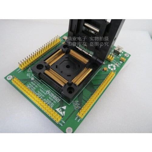 Clamshell LQFP176 TMS320F28333 TMS320F28332 IC Burning seat Adapter testing seat Test Socket test bench in stock free shipping