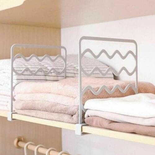 Multifunction Closet Shelf Dividers Wardrobe Partition Shelves Divider Clothes Wire Shelving Shelf Organizer Kitchen Product