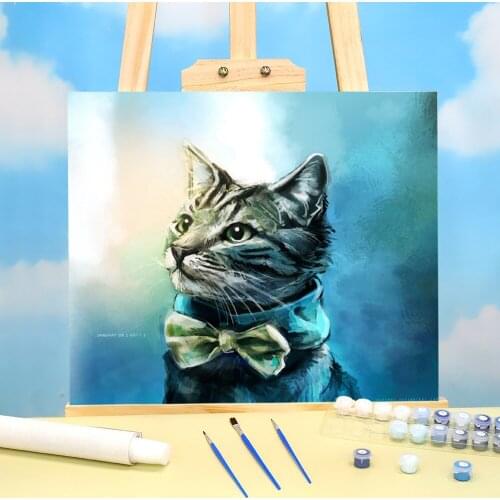 Doodles DIY Paint By Numbers Package Acrylic Paints 50*70 Canvas Painting Wall Decoration Adults Wall Art Drawing