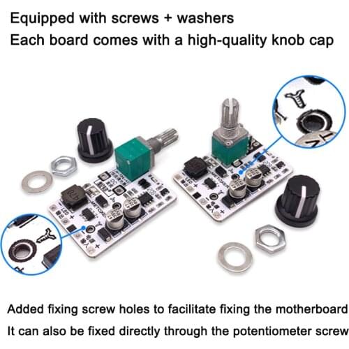 New LED Constant Current Dimming Driver Board Knob High-Power Lighting Desk Lamp Module DC Potentiometer Control