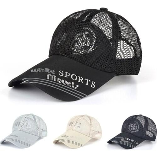 Summer Popular Baseball Caps Breathable Mesh Sunscreen Visors Hat Fashion Women Men Sports Cap Casual 2021 Outdoor Hats Panama