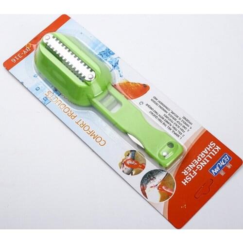 Stainless steel fish scale planer with lid fish scale scraper kitchen scale remover tool fish killer