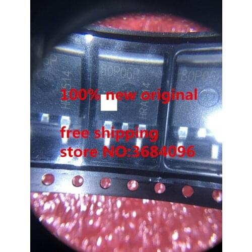 SPB80P06PG 80P06PG 80P06P TO-263 NEW free shipping 10PCS-1000PCS/LOT