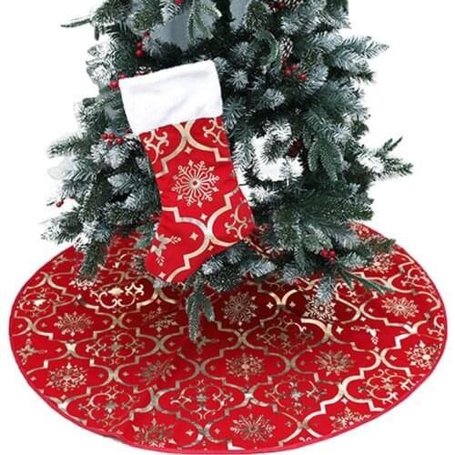 1pc Christmas Tree Skirt Carpet with Christmas Socks Xmas Floor Mat Ornaments Merry Christmas New Year Christmas Tree Decoration