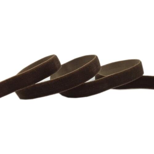 10mm 10yards Velvet Elastic ribbon,DIY Handmade Hair Accessories Material Wedding Gift Wrap Decoration accessories