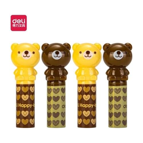 Deli 0506 Non-sharpening Cute Pencils Pen Cap Lead Students Writing Pens School Stationery Pencil For Kids Office Supplies 4Pcs