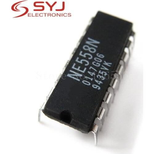 5pcs/lot NE558N NE558 DIP-16 In Stock