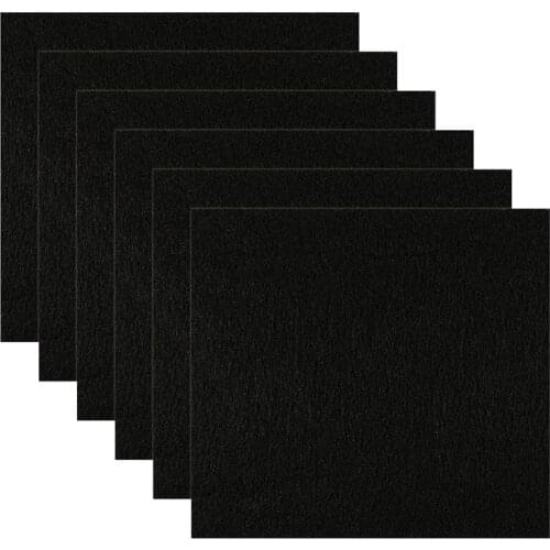 6 PCS Activated Carbon Filter Cat Litter Box Charcoal Filter Cat Litter Pan Filter Suitable for Cat Litter Box