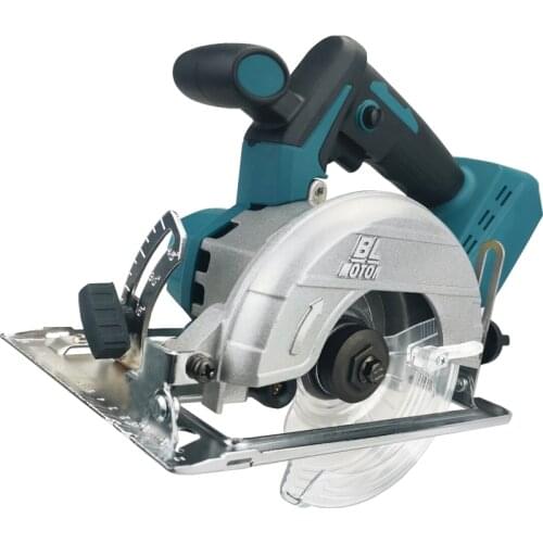 ALLSOME 125mm Cordless Electric Circular Wood Cutter 0° to 45° Adjustable Sawing Machine for 18V Makita Battery