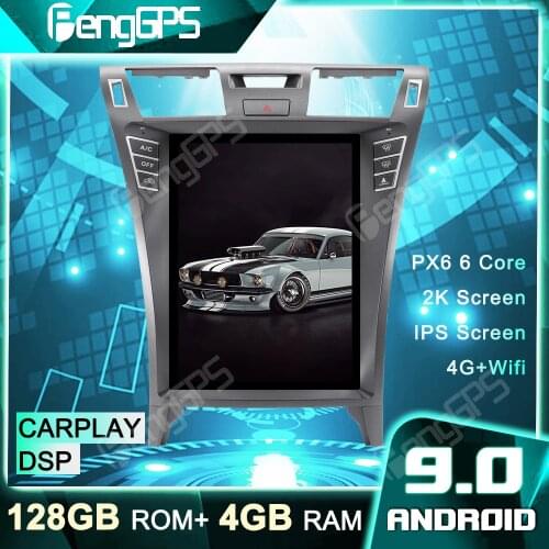 Android 9.0 Tesla Vertical Screen for Lexus LS460 2007-2015 GPS Navigation 4G+128G DVD Player Multimedia Touchscreen Headunit