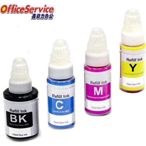 GI490 GI590 GI-490 dye ink refill compatible for Canon G1400 G1410 G2400 G2410 G3400 G3410 G4400 G4410 G1500 G1510 G2500 printer