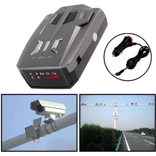 Electronic Dog Car Speed Detector, Car Speed Radar, 360-degree Voice Alert, Display, Chinese/English/Russian