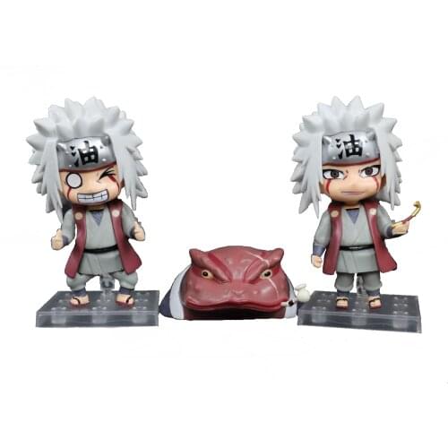 11Cm Naruto Q Version Jiraiya Gama-Bunta Figure Model Toy Collectible Ornaments Childrens Toys Birthday Christmas Gifts