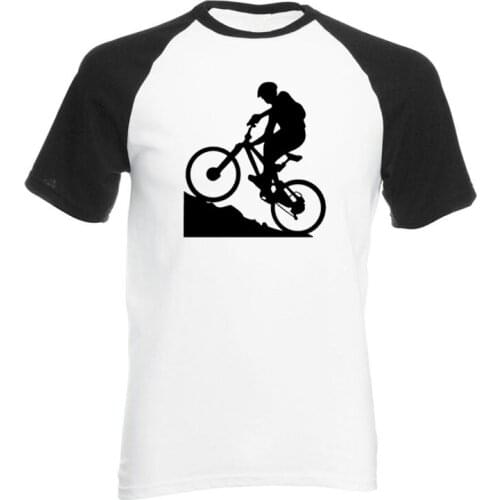 New Summer Fashion Mens T Shirt Mountain Biking Printing O-neck 100% Cotton Tshirt Camisetas Hip-hop Tee Casual Loose Size
