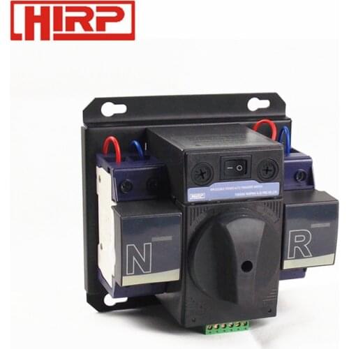 MCB Type Intelligent Dual Power ATS 2P 63A 220V Automatic Transfer Switch