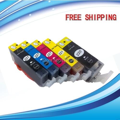 INK WAY PGI-220 CLI-221 15 PCS ink cartridge for Canon PIXMA3600 4700 MP980 MP560 MP620 MP620B MP640 MP640R MX860 MX870