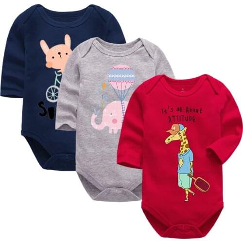 Baby Bodysuit Fashion 1pieces/lot Newborn Body Baby long Sleeve Overalls Infant Boy Girl Jumpsuit kid clothes