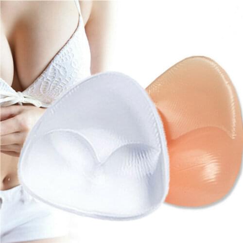 Hot Sale Removable Bikini Bra Insert Silicone Triangle Pads Enhancer Swimsuit Push-up Women Bra Pad Intimates Accessories