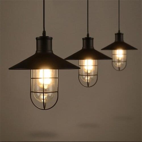 Metal Nordic Pendant Lights E27 Led Edison Loft Hanging Lamps for Home Modern Bedroom Living Room Kitchen Decor Iron Art Lights