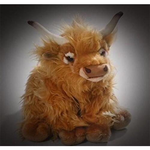 Cute Buffalo Plush Toys Simulation Giant Squid Stuffed Toys Cute Animal Plush Dolls for Kids Girls Gifts