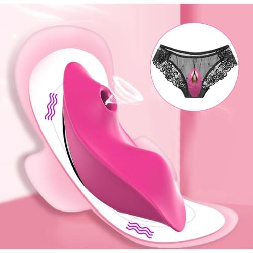 Wearable Sucking Vibrator for Women Bluetooth Butterfly Wireless APP Remote Control Vibrating Panties Dildo Sex toys for Couple