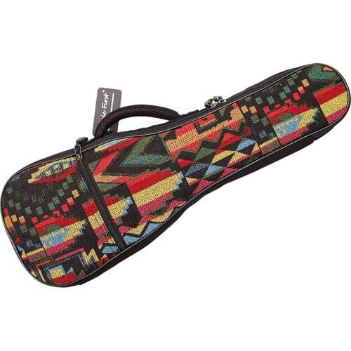 Original design, retro, national theme and cotton ukulele case