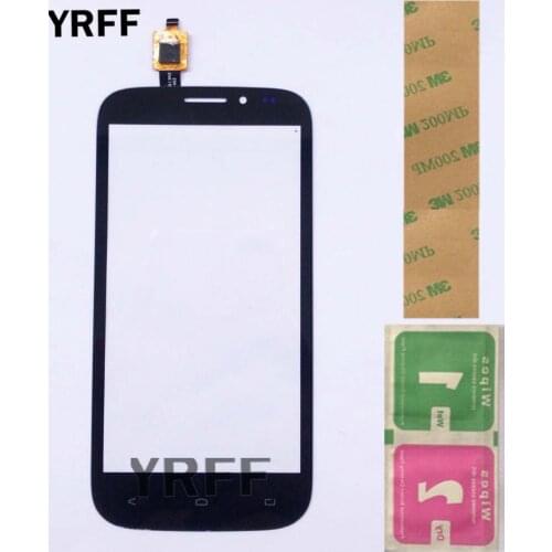 Touch Screen Panel For FLY IQ4404 Touch Screen Digitizer Glass Touchscreen Sensor Front Glass Wipes 3M Glue