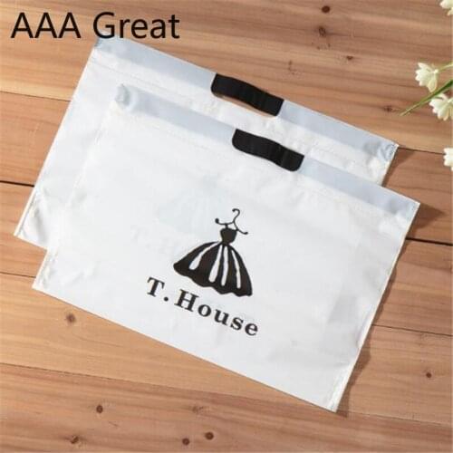 48Pcs/Lot Plastic Gift Jewelry Packing Bag Shopping Bags Pouches Gift Bags Jewelry Boxes Packaging Handle Pouches Birthday Party