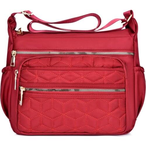 Fashion Women Crossbody Bags Single Shoulder Bags Ladies Nylon Top-handle Bags Female Handbags Tote