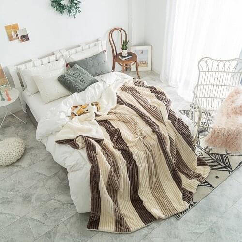 TONGDI Woolen Raschel Blanket Soft Double Plush Thickened Heavy Warm Elegant Fleece Luxury For Cover Sofa Bed Bedspread Winter