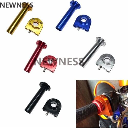 Multicolor 7/8 "Inch 22mm Universal CNC Aluminum Accelerator Throttle Twist Grips Handlebars For Motorcycle Moped Scooter Bike