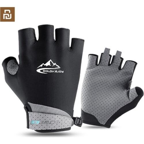 Xiaomi Half-finger cycling gloves golf outdoor sports summer sun protection fishing badminton breathable cold ice silk gloves