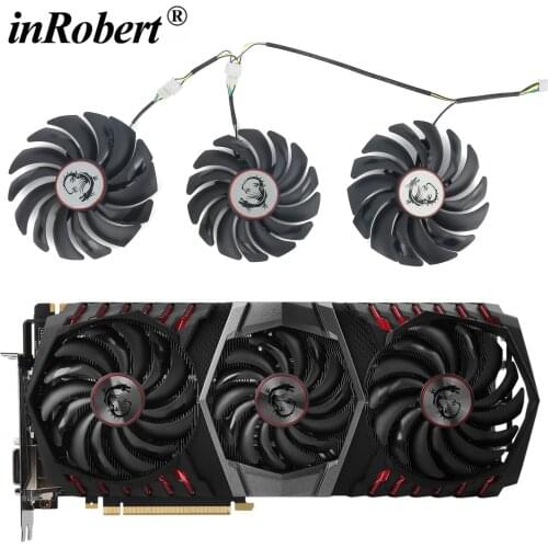 95mm PLD10010B12HH 85mm PLD09210B12HH 4Pin Cooler Fan GTX1080Ti For MSI GEFORCE GTX 1080 Ti Gaming X Trio Graphics Fan