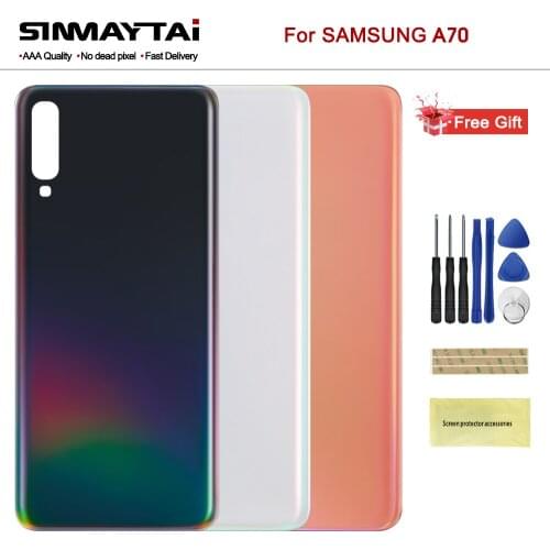 For Samsung Galaxy A70 A705 A705F SM-A705F Back Battery Housing Cover Case Battery Door Rear Lid A70 2019 Replacement