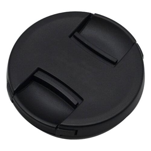 10pcs/lot High quality 49 52 55 58 62 67 72 77 82mm center pinch Snap-on cap cover for canon camera Lens