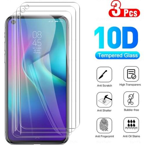 3Pcs Full Cover Protective Glass For Tecno Camon 12 Air Phone Glass Screen Protector Film For Tecno Camon12Air 12Air 6.55" 2019