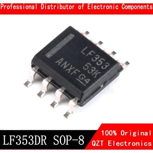 10pcs/lot LF353DR LF353M LF353D LF353 SOP-8 New original In Stock