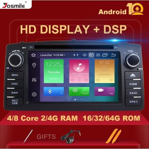 8Core DSP 4GB 64G Android 10 Car DVD Player For Toyota Corolla E120 BYD F3 2 Din Car Multimedia Stereo GPS AutoRadio Navigation
