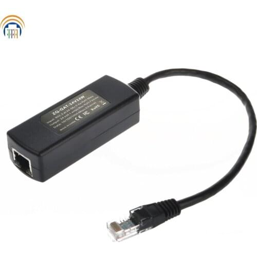 Free Ship 10pcs GAF-24V24W PoEConverter 802.3at/af compatible Gigabit Converter from PoE to 24v passive