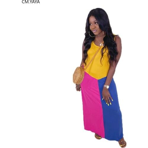 CM.YAYA Colored Summer Dresses