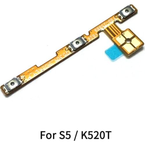For Lenovo S5 K520T / S5 Pro Power Volume Button Flex Cable Side Key Switch ON OFF Control Button Repair Part