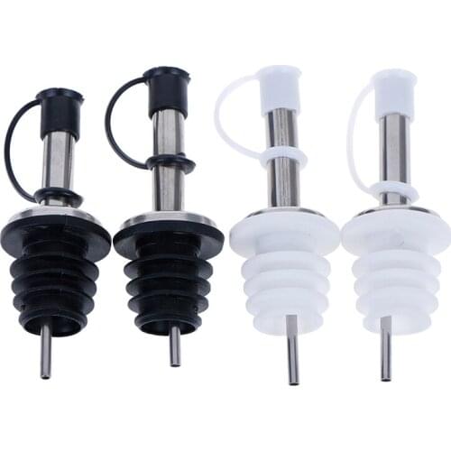 Oil Bottle Spout Pourer Mouth Stopper Cork Plug Wine Olive Pourer Dispenser