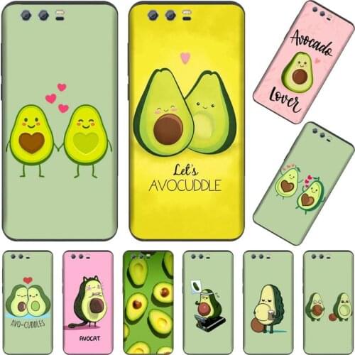 Cartoon Cute Avocado Phone Case For Huawei NOVA 2 2i 2s 3i 4 4e 5 plus P10 lite 20 P20 pro honor10