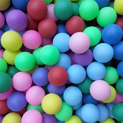 10/15/25/30/50/100/150Pcs Ping Pong Balls Colourful Seamless Patternless 40mm Entertainment Table Tennis Balls Game Tenis Decora